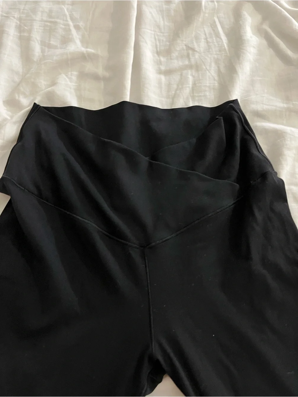 aerie Offline Black Flared Leggings with High Waist